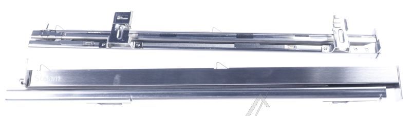 BSH Bosch Siemens 17007688 - Teleskopauszug 1-fach überauszug clip rail set (rechts und links), level-unabhängig für dampfgeräte, max. 15 kg