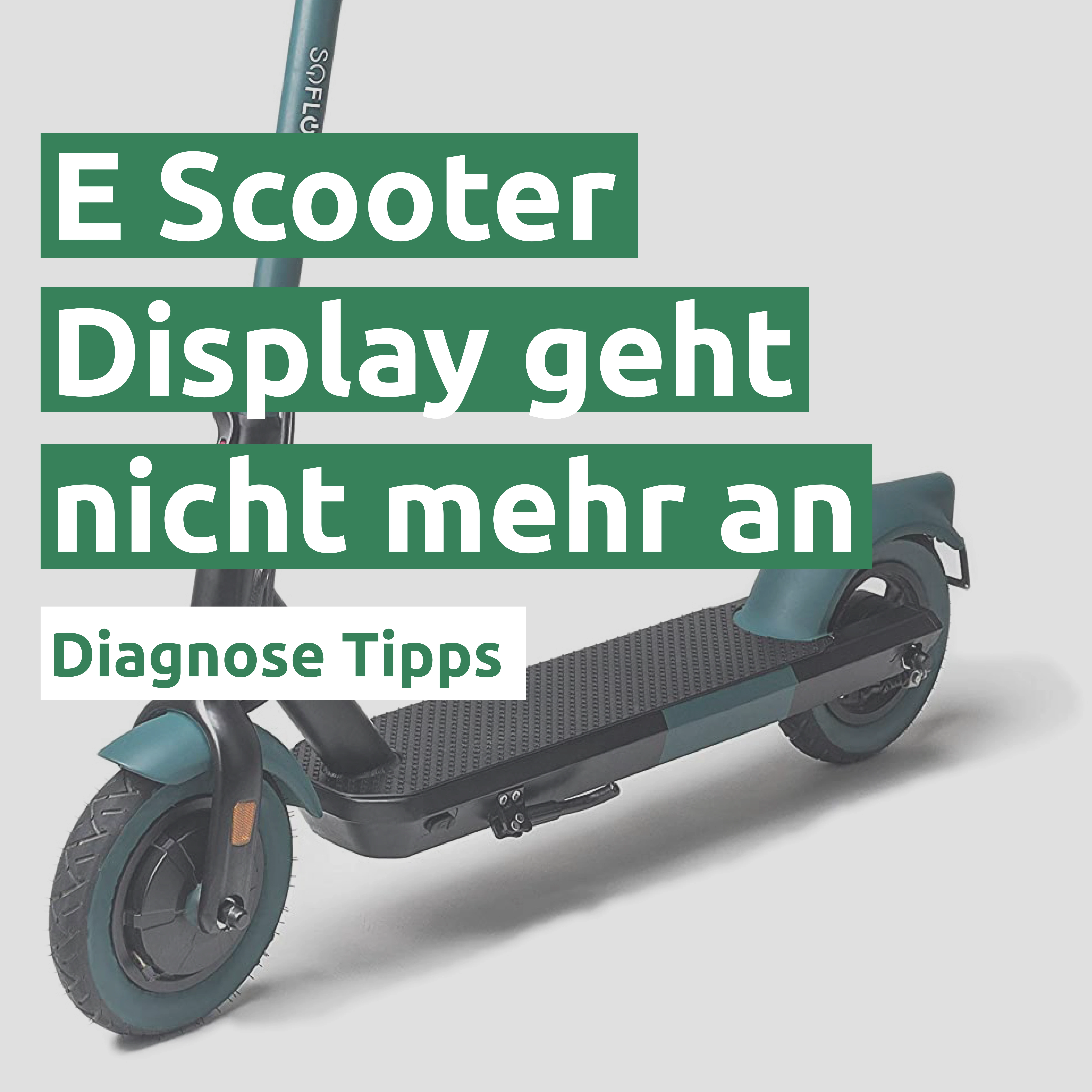 Ratgeber zum Problem: E Scooter Display geht nicht mehr an Ratgeber zum Problem: E Scooter Display geht nicht mehr an