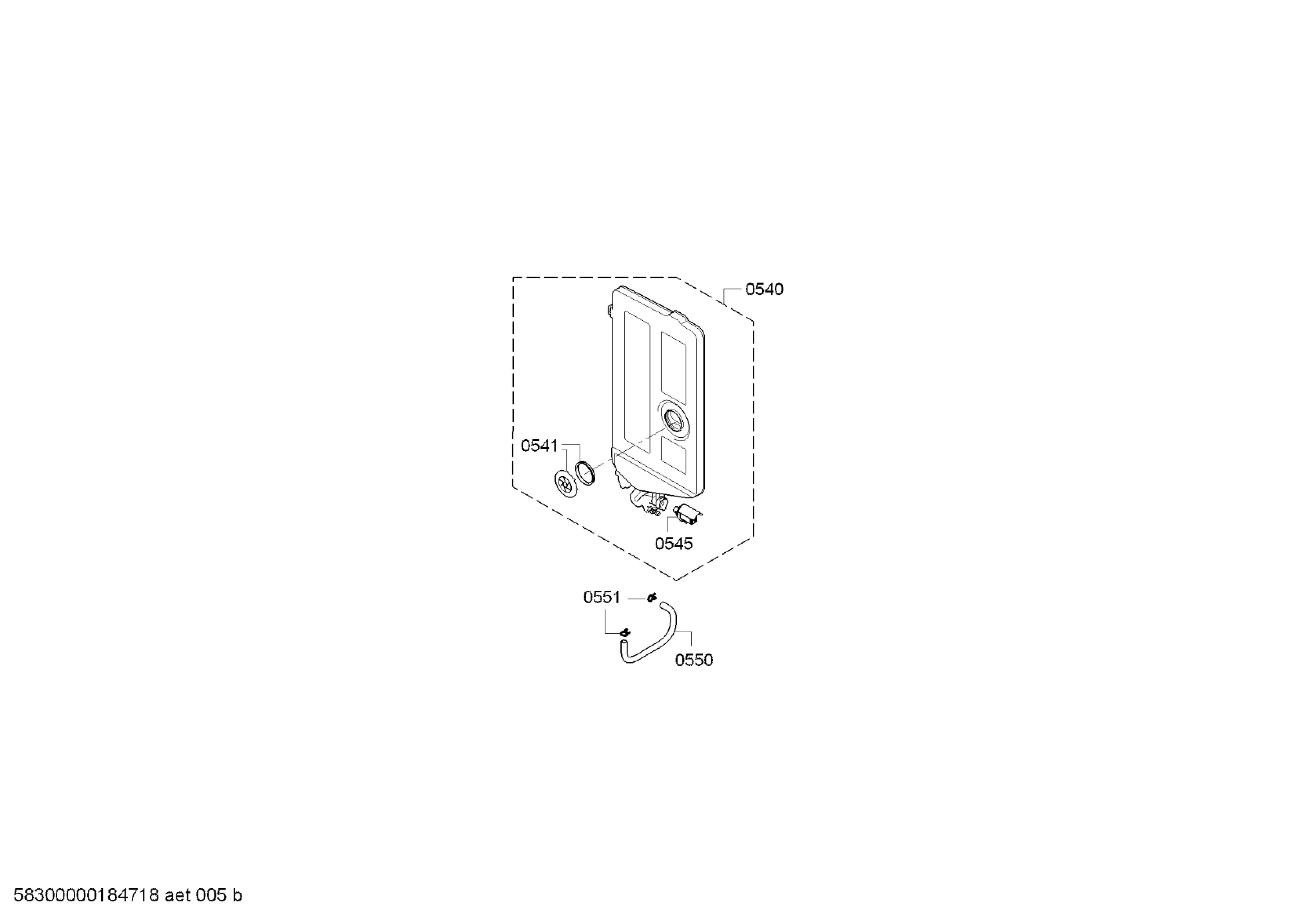 Explosionszeichnung Bosch SMS69M22GB/98 SuperSilence, Serie 6