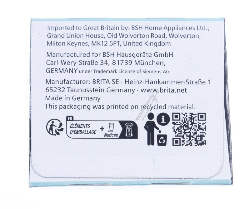BSH Bosch Siemens 17008381 Wasserfilter - Wasserfilter, brita intenza für kaffeevollautomaten, siemens-verpackung, inhalt: 1x wasserfilter BSH Bosch Siemens 17008381 Wasserfilter - Wasserfilter, brita intenza für kaffeevollautomaten, siemens-verpackung, inhalt: 1x wasserfilter