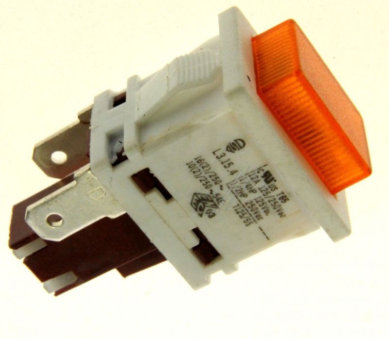 Whirlpool Indesit 481927618259 Taster - C00316468 licht gelb Whirlpool Indesit 481927618259 Taster - C00316468 licht gelb