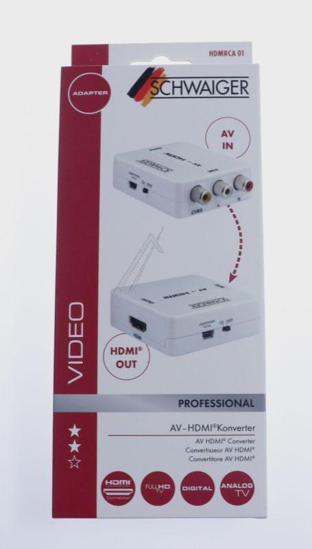 Schwaiger HDMRCA01513 HDMI-Converter - Konverter av auf hdmi - mit 3 c + hdmi-buchsen