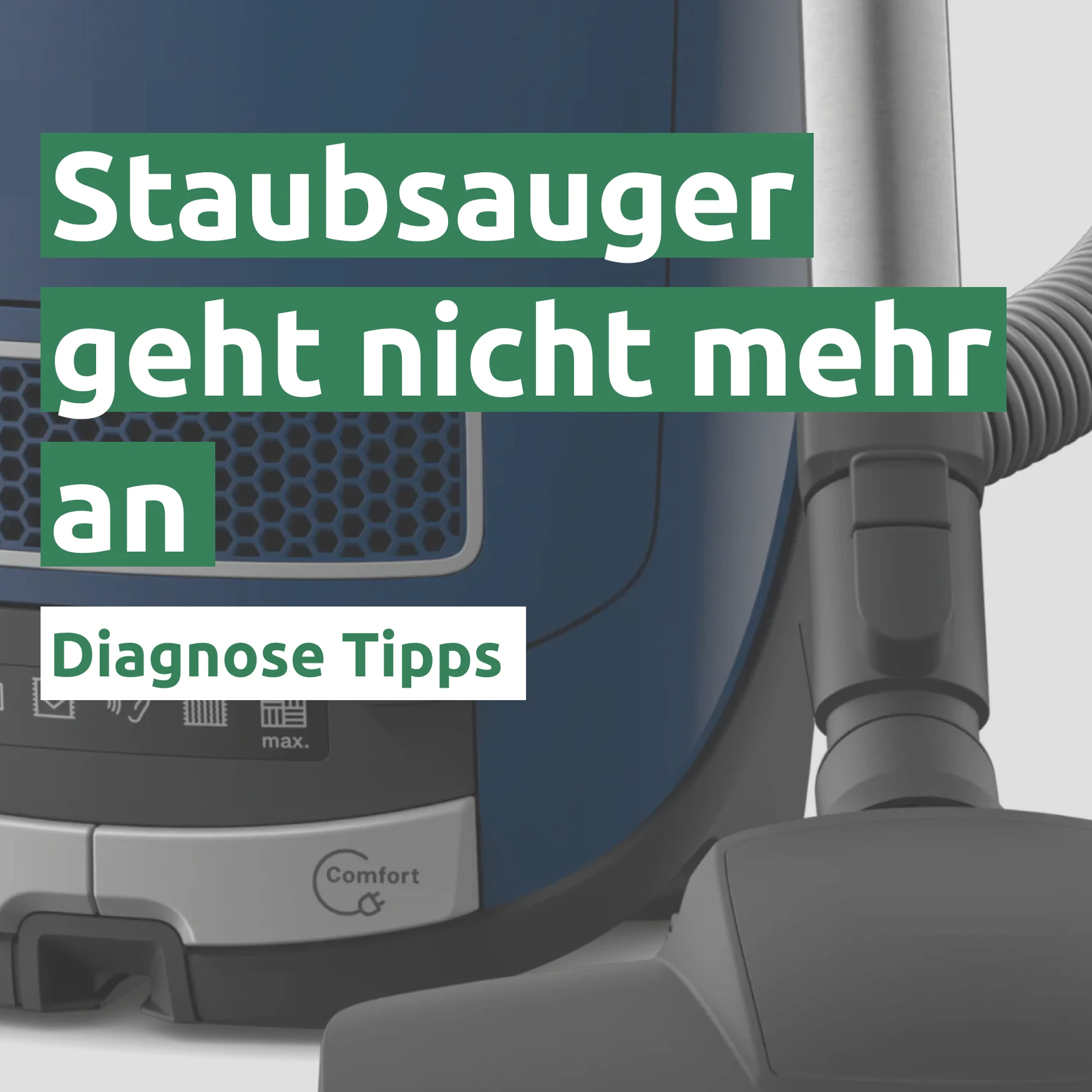 Staubsauger geht nicht mehr an 