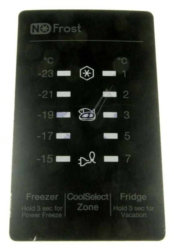 Samsung DA6404377C Bedienteilblende - Da64-04377c einlage bedienelement,3050pjt bmf,pc,t0.38,schwarz