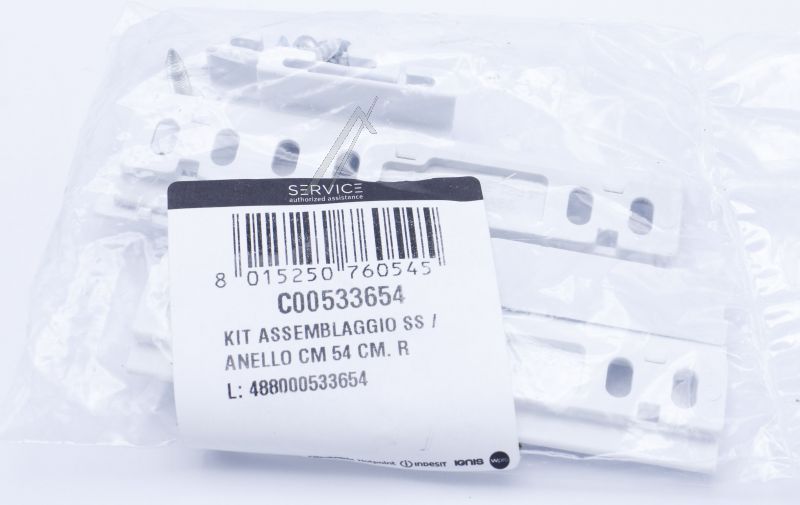 Whirlpool Indesit 488000533654 Befestigungsteil - C00533654 montagekit Whirlpool Indesit 488000533654 Befestigungsteil - C00533654 montagekit