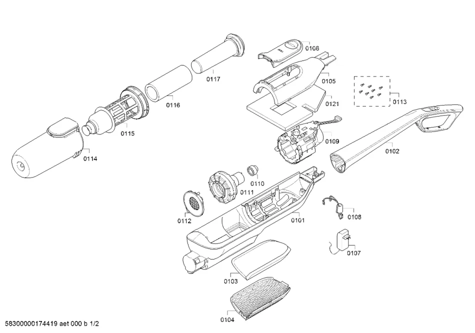Bosch BCH6ALL/01 Athlet 25.2V