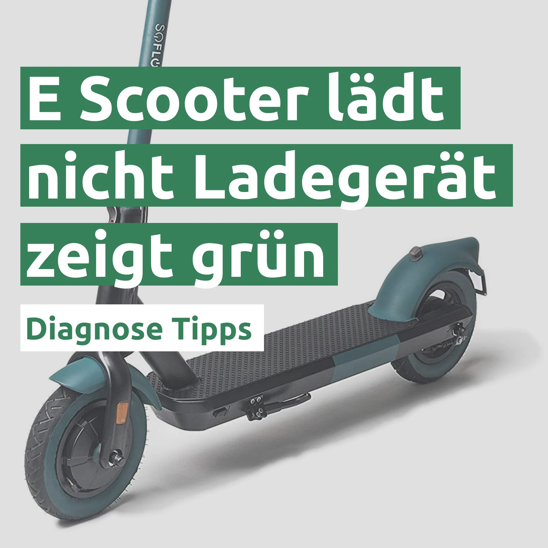 Ratgeber zum Problem: E Scooter lädt nicht Ladegerät zeigt grün Ratgeber zum Problem: E Scooter lädt nicht Ladegerät zeigt grün