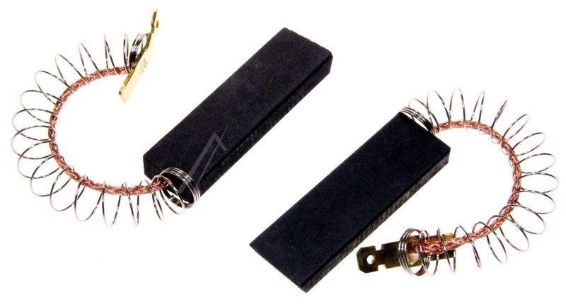 Kohlebürsten 00616505 Bosch Siemens, 2x Motorkohlen für Waschmaschine, Anschluss 4,8mm AMP Ersatzteil
