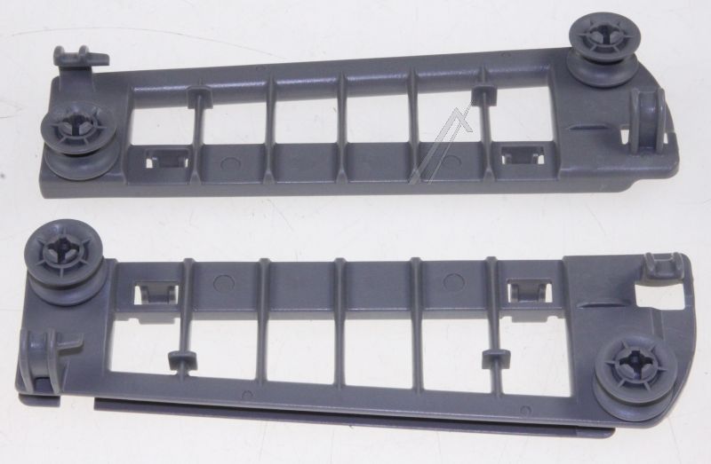BSH Bosch Siemens 00619598 Geschirrkorb Rollen - Set links/rechts, führungen mit rollen für besteckschublade BSH Bosch Siemens 00619598 Geschirrkorb Rollen - Set links/rechts, führungen mit rollen für besteckschublade