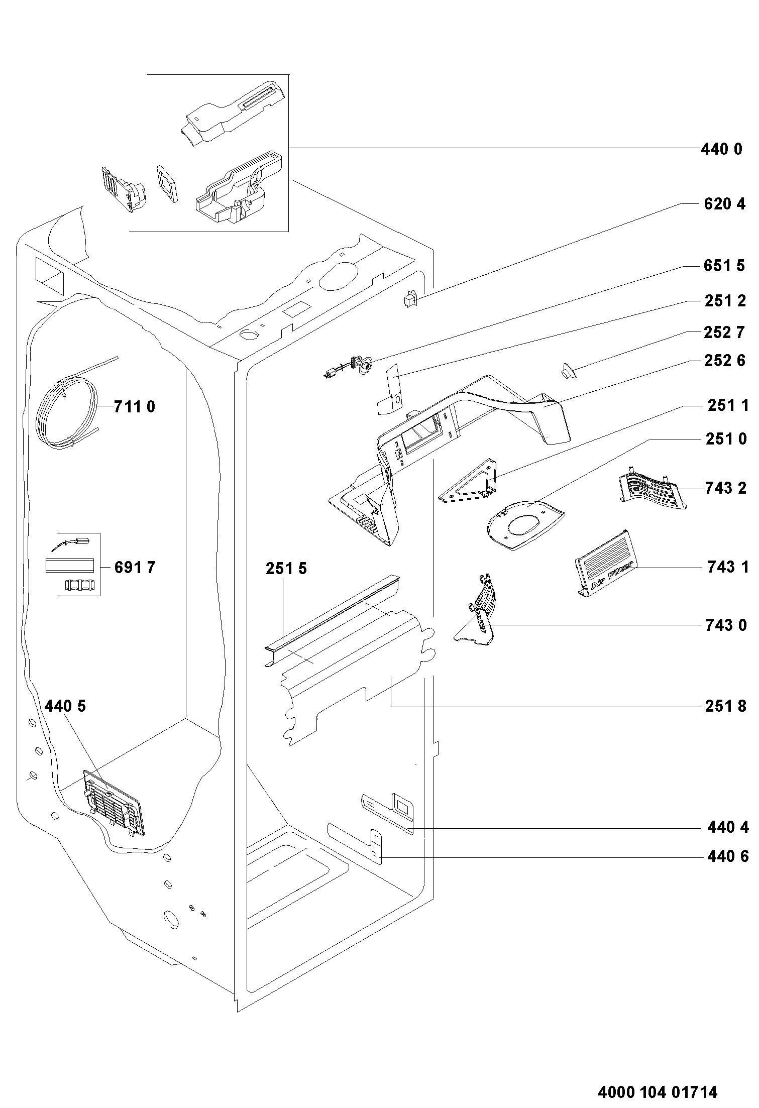 Explosionszeichnung Hotpoint 850368115240 MSZ 900 NDF (UK)