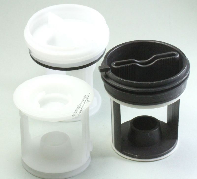 Whirlpool Flusensieb Set 482000022624 für Waschmaschine Filter C00045027 Ersatzteil