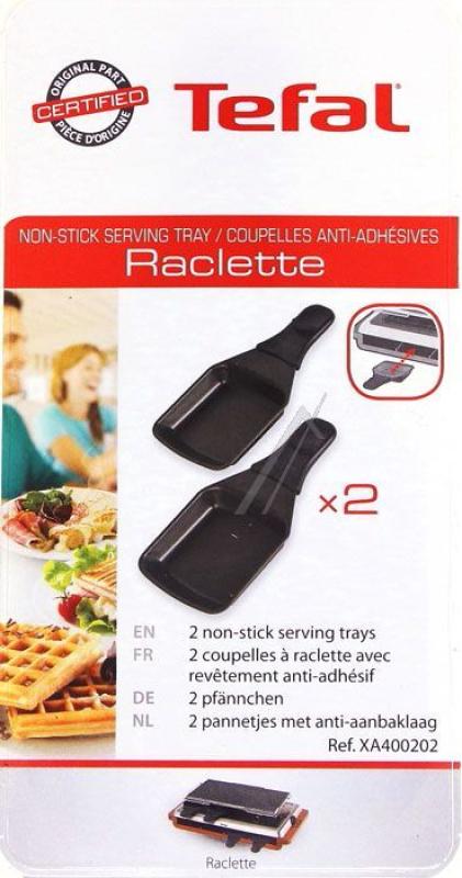SEB XA400202 Raclettepfanne - 2 beschichtete pfännchen SEB XA400202 Raclettepfanne - 2 beschichtete pfännchen