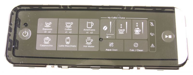 Saeco Bedienteilblende für Kaffeemaschine T3B S/S 421944092881 Ersatzteil Saeco Bedienteilblende für Kaffeemaschine T3B S/S 421944092881 Ersatzteil