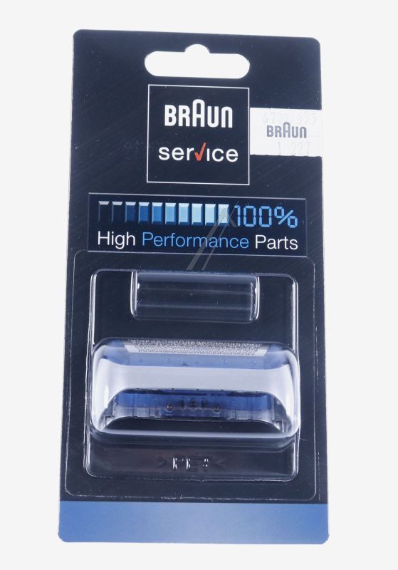 Braun 67091055 Scherblatt - 7091055 scherfolie + rahmen cruzer series 1, blau-tr./si