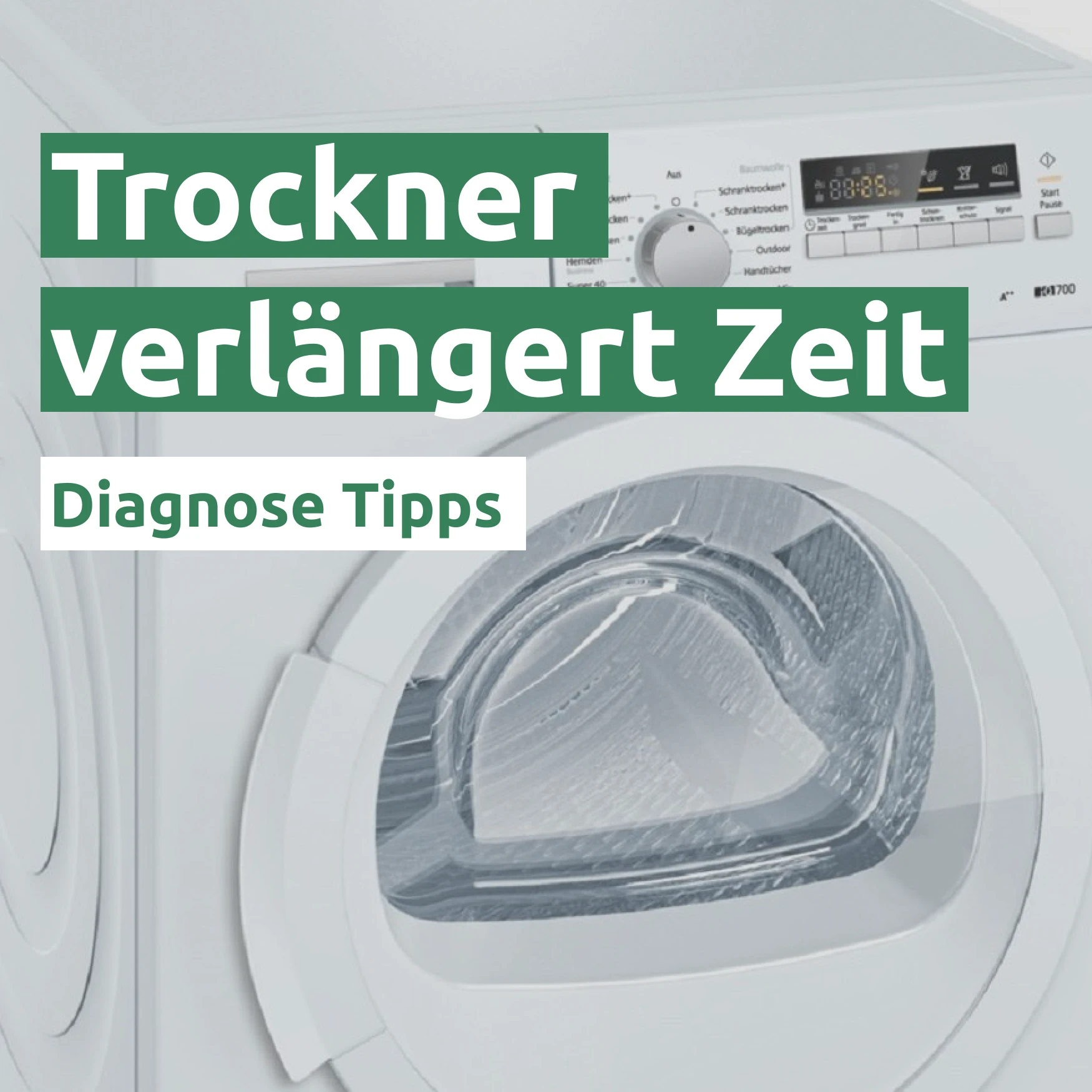 Ratgeber zum Problem: Trockner verlängert Zeit 