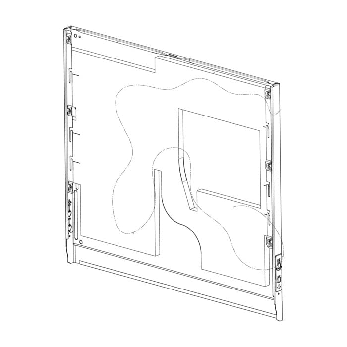AEG Electrolux 140217280027 Tür - Door bi inox ch AEG Electrolux 140217280027 Tür - Door bi inox ch