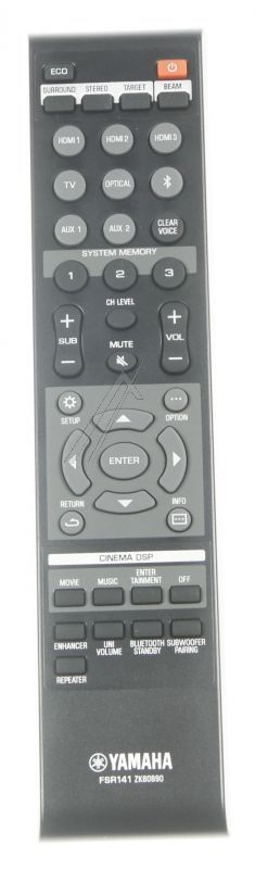 Yamaha ZK608900 - Fsr141 fernbedienung Yamaha ZK608900 - Fsr141 fernbedienung