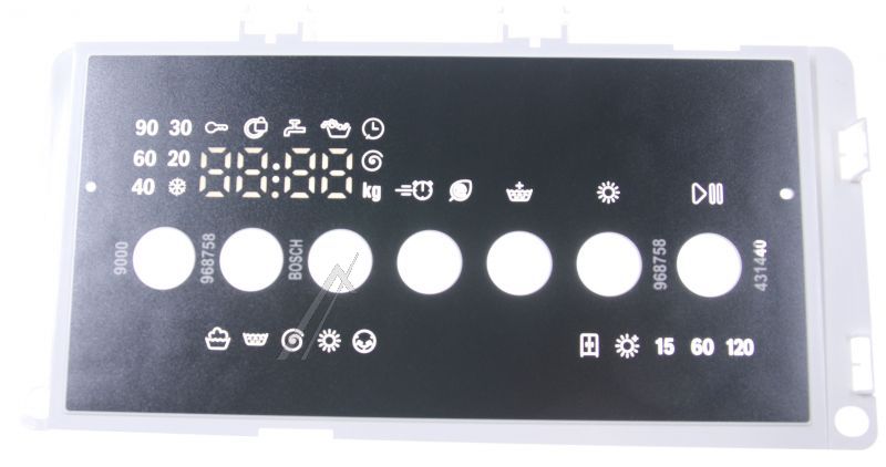 BSH Bosch Siemens 12006882 Bedienteilblende - Anzeige BSH Bosch Siemens 12006882 Bedienteilblende - Anzeige
