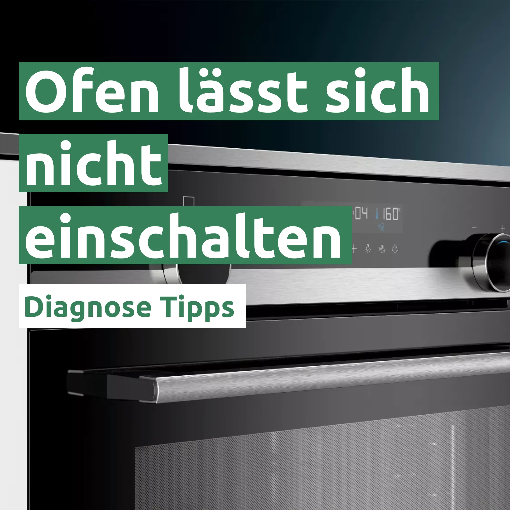 Ratgeber zum Problem: Ofen lässt sich nicht einschalten