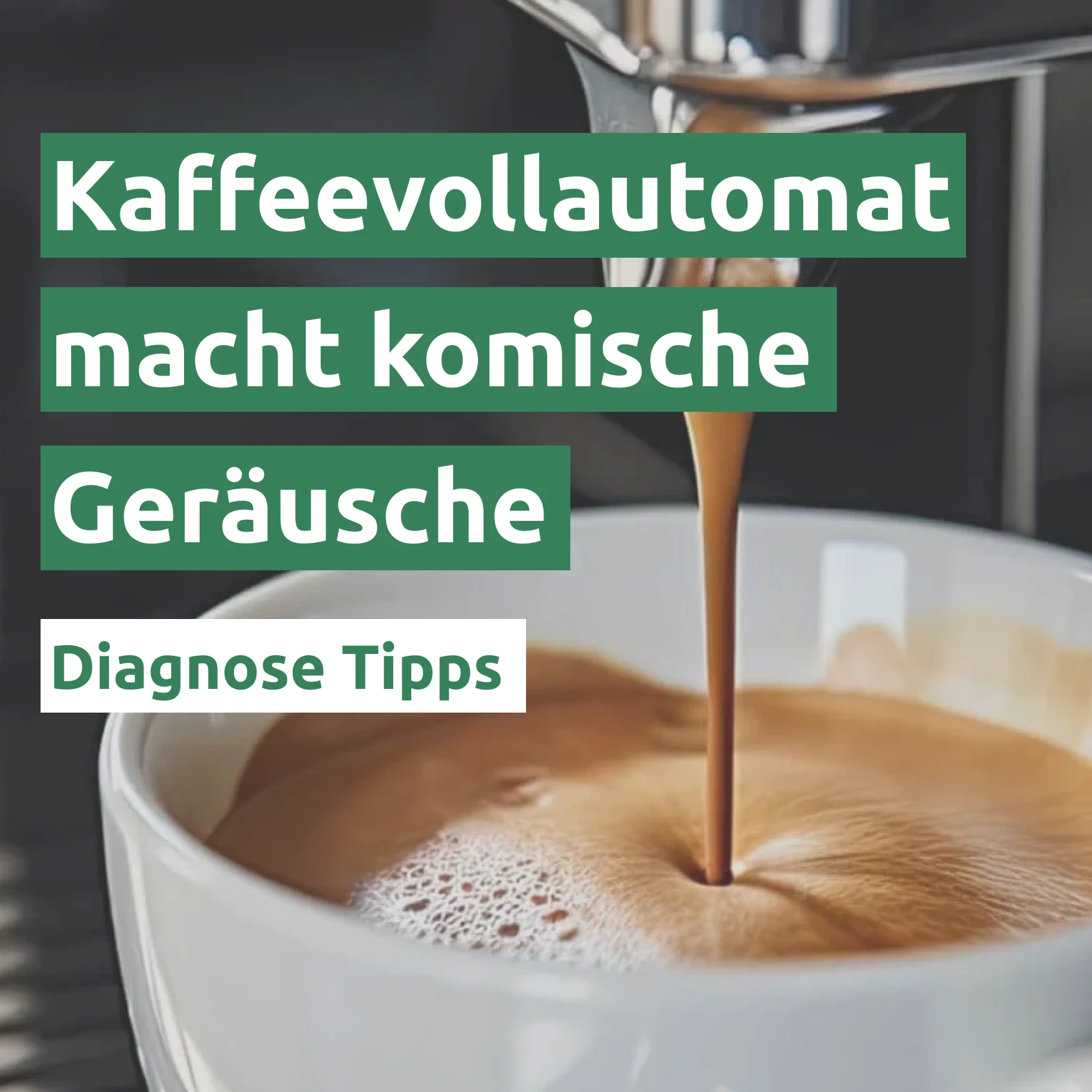 Ratgeber zum Problem: Kaffeevollautomat macht komische Geräusche