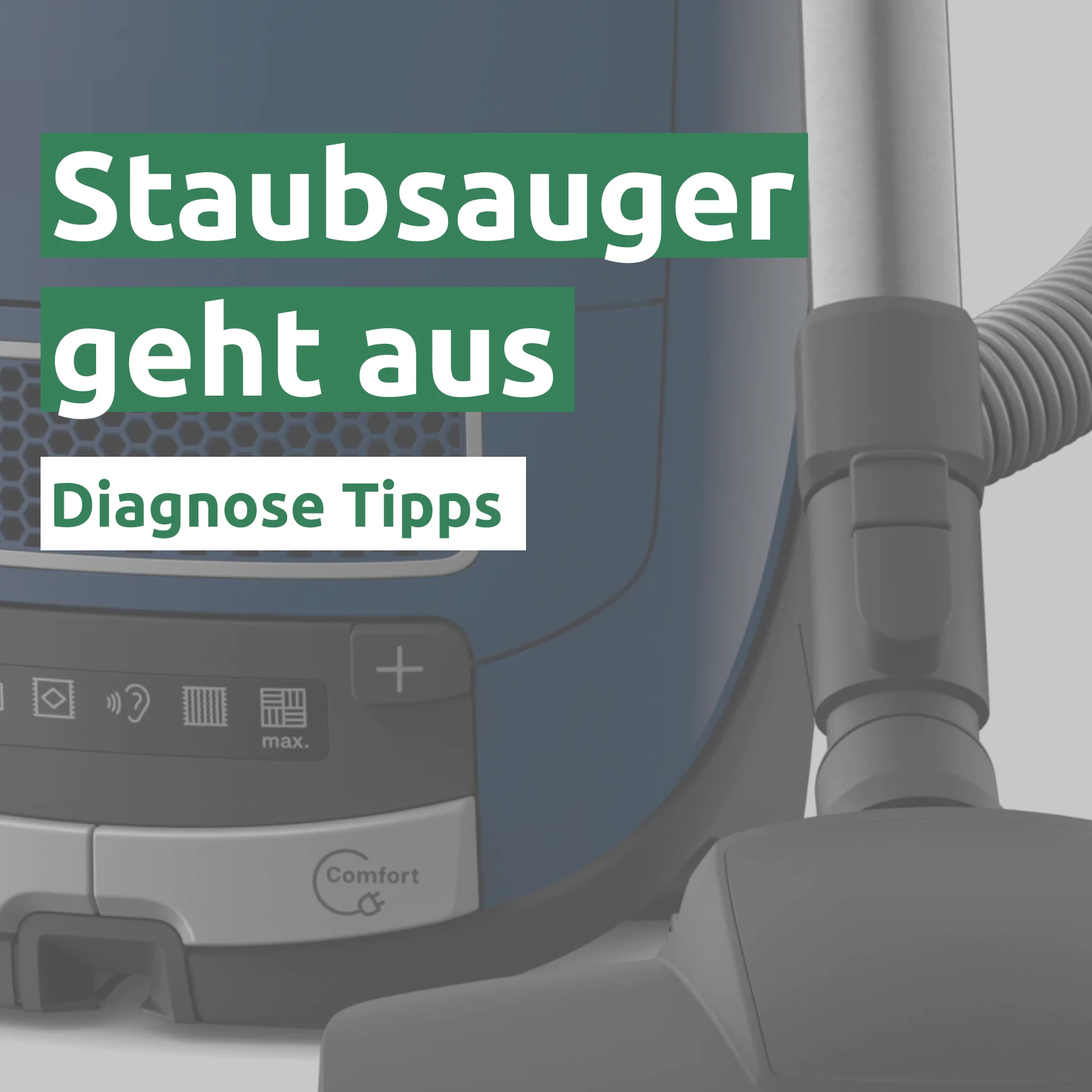 Staubsauger geht aus 